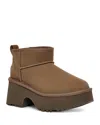 Ugg Suede Classic Ultra Mini New Heights Boots 70 In Hickory