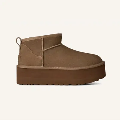 Ugg Classic Ultra Mini Platform Boots In Brown