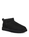 Ugg Classic Ultra Mini Ankle Boots In Black
