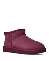 Ugg Women's Classic Ultra Mini Shearling Booties In Purple