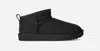 Ugg Classic Ultra Mini Ankle Boots In Black