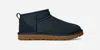 Ugg Dark Indigo Solid Slip On Boots In Black