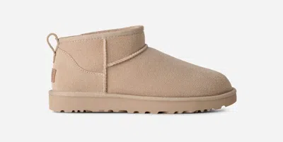 Ugg ® Women's Classic Ultra Mini Sheepskin Classic Boots In Moonlight In Neutral