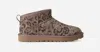 Ugg Stivaletto Donna Classic Ultra Mini Spotted Animalier In Brown