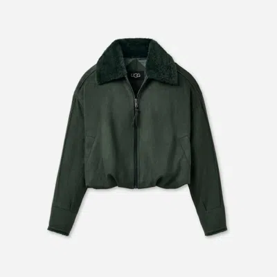 Ugg ® Women's Coleta Bubble Jacket In Arugula In Green