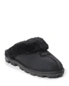 Ugg Shearling Lined Slipper In Black