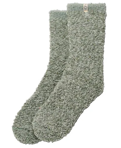 Ugg Women's Cozy Chenille Crew Socks In Green