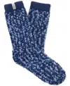 Ugg Australia Chenille Crew Socks In Navy