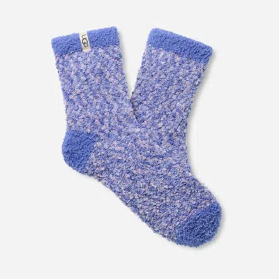 Ugg ® Women's Cozy Chenille Quarter Polyester Blend/recycled Materials In Betta In Blue