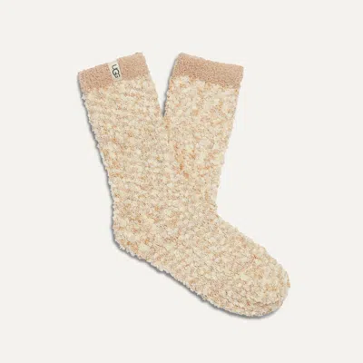Ugg ® Women's Cozy Chenille Sock Recycled Materials/polyester Blend In Cream In Neutral