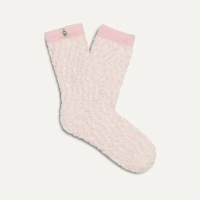 Ugg ® Women's Cozy Chenille Sock Recycled Materials/polyester Blend In Seashell Pink