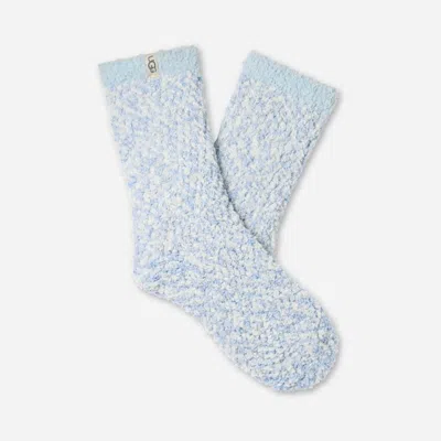 Ugg ® Women's Cozy Chenille Sock Recycled Materials/polyester Blend In Sky Blue