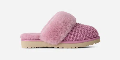 Ugg ® Women's Cozy Sheepskin Slippers In Dusty Orchid In Pink