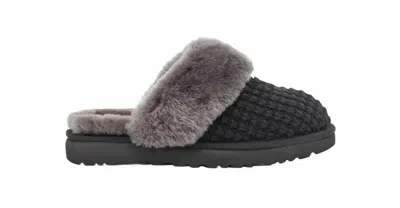 Ugg Women's Cozy Slipper In Black In Animal Print