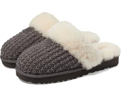 Ugg Women's Cozy Slipper In Charcoal In Black