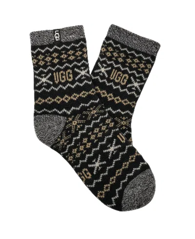 Ugg Women's Cressida Cozy Novelty Quarter Socks In Multi