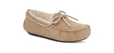 Ugg Women's Dakota Shearling Logo Slippers In Black