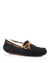 Ugg Dakota Womens Suede Shearling Lined Moccasin Slippers In Black
