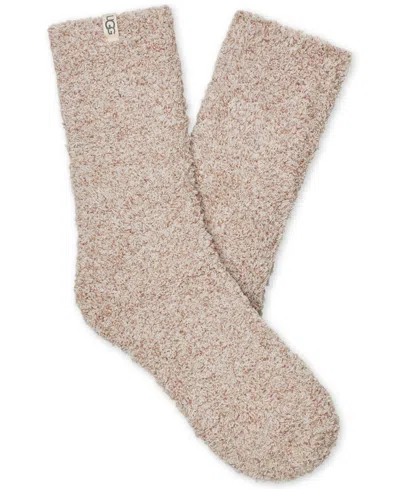 Ugg Women's Darcy Cozy Shimmer Socks In Cream
