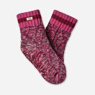 Ugg ® Women's Deedee Fleece Lined Quarter Ii Acrylic Blend In Strawberry