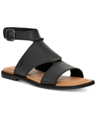 Ugg Women's Delray Ankle-strap Sandals In Black