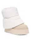 Ugg Suede Mini Dipper Puffer Boots 50 In Beige