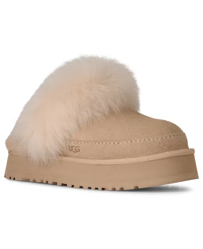 UGG WOMEN'S DISQUETTE CHALET ROUND TOE BOOTS