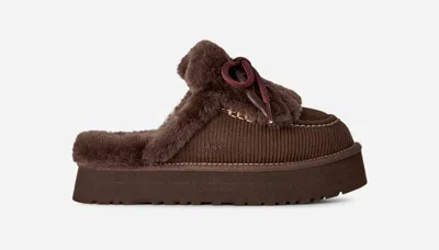 Ugg ® Women's Disquette Heritage Sheepskin In Burnt Cedar