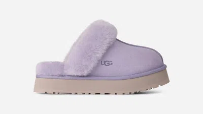 Ugg ® Women's Disquette Sheepskin Slippers In Warm Lilac