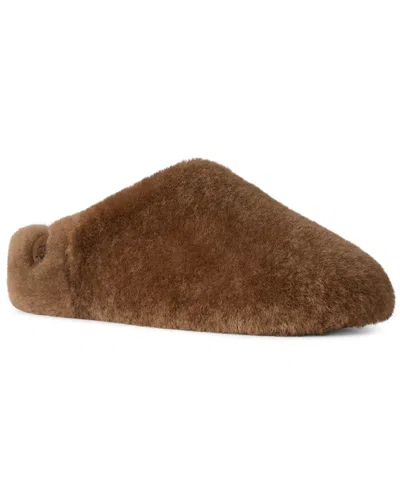 Ugg Women's Elea Fluffed Slip-on Slippers In Light Bronze