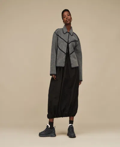 Ugg Women's Ellison Fluff Shell Jacket In Gray