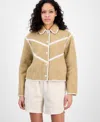 Ugg Women's Ellison Fluff Shell Jacket In Sand Heather