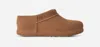 Ugg Enwrap Suede Clogs In Brown