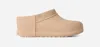 Ugg Suede Enwrap Clogs In Neutral
