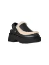 Ugg Women's Esmee Leather Clog In Black In Black
