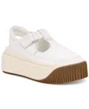 Ugg Women's Ez-duzzit T-strap Platform Flats In White
