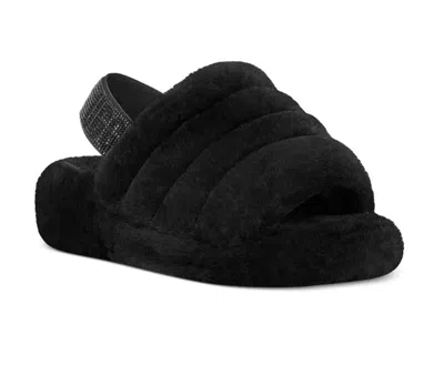 Ugg Women's Fluff Yeah Bling Slipper In Black