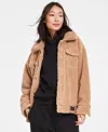 Ugg Frankie Sherpa Trucker Jacket Camel In Camel Brown