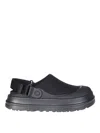 Ugg Round-toe Mules In Black
