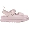Ugg Women's Golden Glow Sandal In Bay Fog In Pink