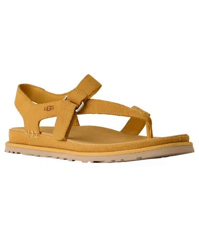 Ugg Women's Goldengaze Open Toe Flat Sandals In Orange
