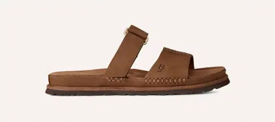 Ugg Goldengaze Touch-strap Sandals In Animal Print