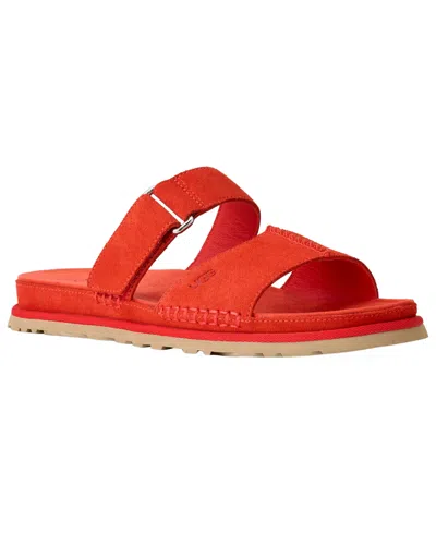 Ugg Women's Goldengaze Slide Sandals In Red