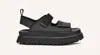 Ugg Venture Daze Slide Womens Suede Casual Slide Sandals In Black
