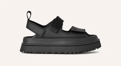 UGG WOMEN'S GOLDENGLOW SANDAL IN BLACK