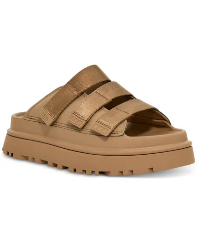 Ugg Goldenglow Slide Womens Sandal In Dark Sand