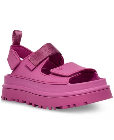 Ugg Women's Goldenglow Strappy Platform Sandals In Purple