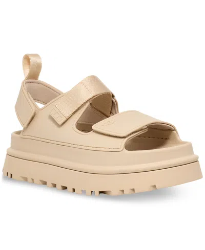 Ugg Women's Goldenglow Strappy Platform Sandals In Sea Salt/sea Salt