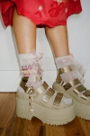 Ugg Goldenrise Platform Sandals In Mustard Seed