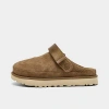 Ugg Camel Suede Goldenstar Slippers In Brown